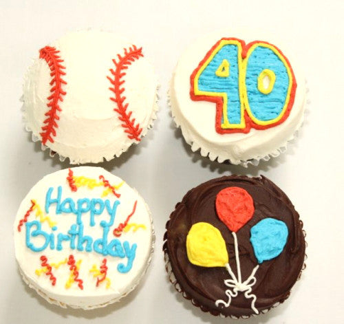 40th Birthday Custom Cupcakes