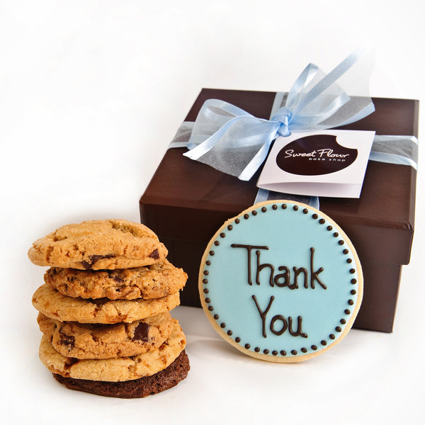 24 Thank You Gourmet Cookies in Gift Boxes