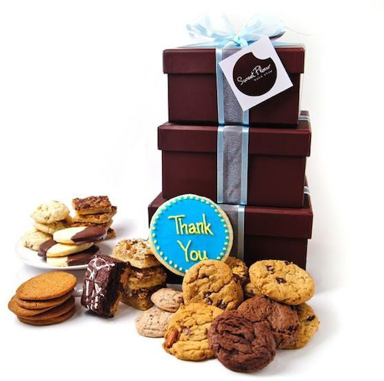 Corporate Gifts, Deluxe Tower of Assorted Cookies