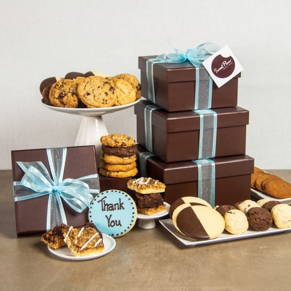 Cookie Gift Boxes - Deluxe Plus Gift Tower (4 Boxes)