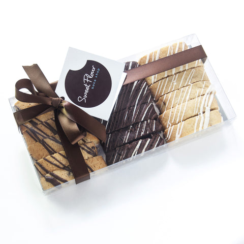 Chocolate Drizzled Biscotti