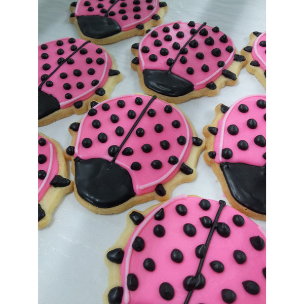 Custom Decorated Ladybug Cookies