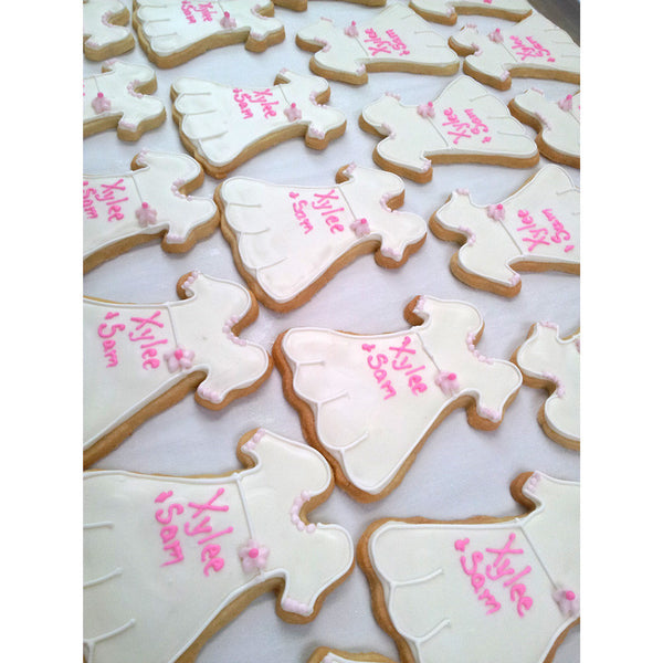 Custom Decorated Wedding Cookies